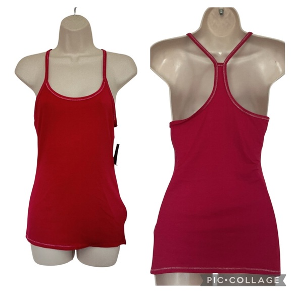 Tops - NWT Express Stretch Racerback Tank Red Brick Size Small